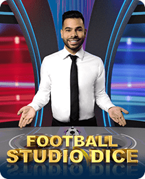 Football Studio Dice — live dealer title in the Bonu1 app lobby